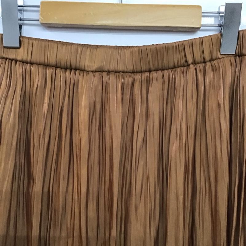 ローリーズファーム LOWRYS FARM スカート ロングスカート FREE 無地 茶 / ブラウン / brown レディース USED 古着 中古 10158834