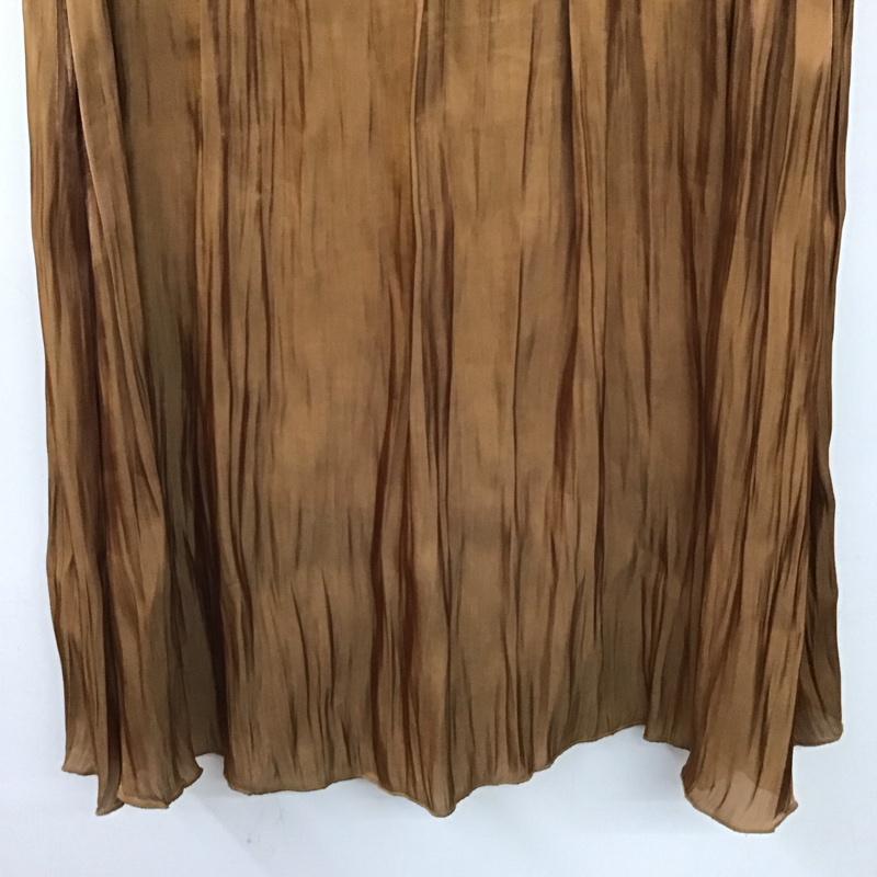 ローリーズファーム LOWRYS FARM スカート ロングスカート FREE 無地 茶 / ブラウン / brown レディース USED 古着 中古 10158834