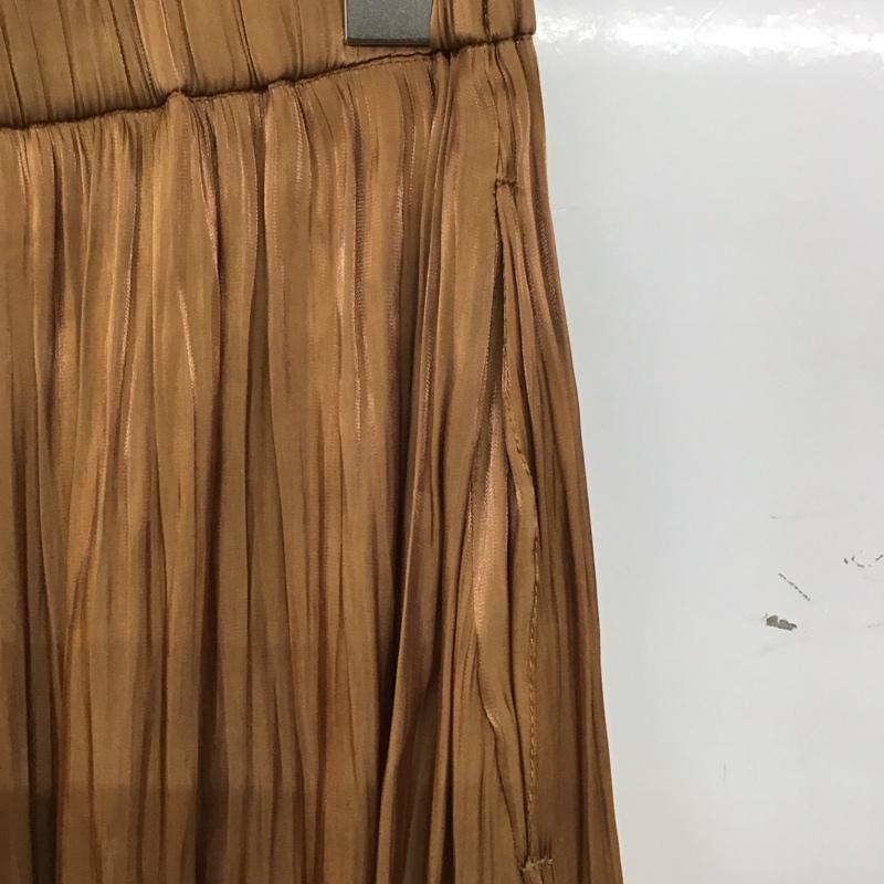 ローリーズファーム LOWRYS FARM スカート ロングスカート FREE 無地 茶 / ブラウン / brown レディース USED 古着 中古 10158834