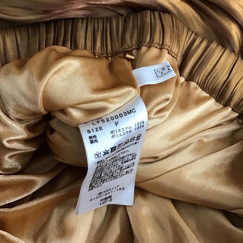 ローリーズファーム LOWRYS FARM スカート ロングスカート FREE 無地 茶 / ブラウン / brown レディース USED 古着 中古 10158834