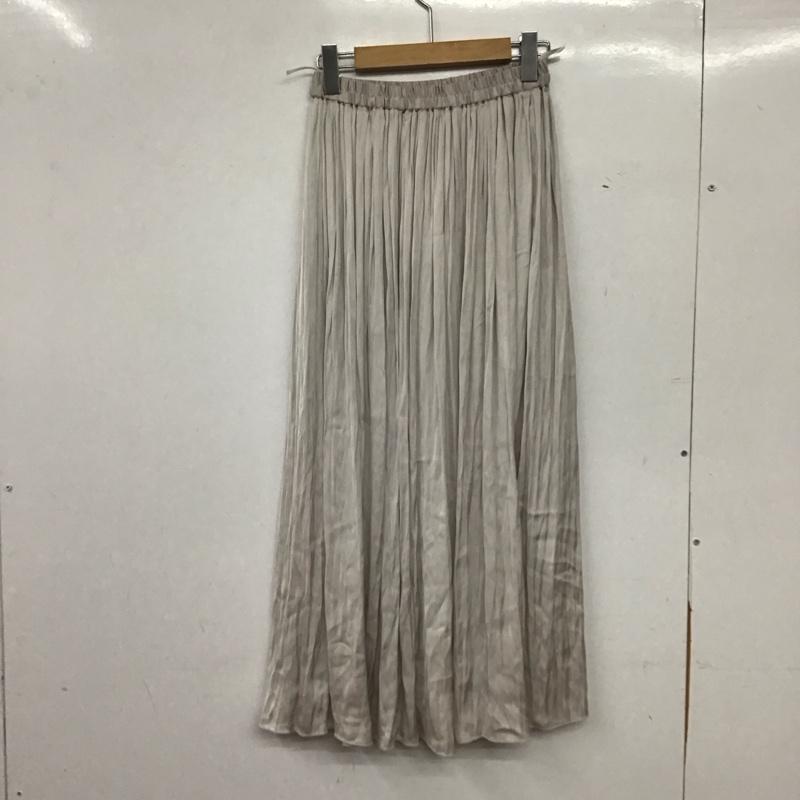 ローリーズファーム LOWRYS FARM スカート ロングスカート FREE 無地 灰 / グレー / gray レディース USED 古着 中古 10158835