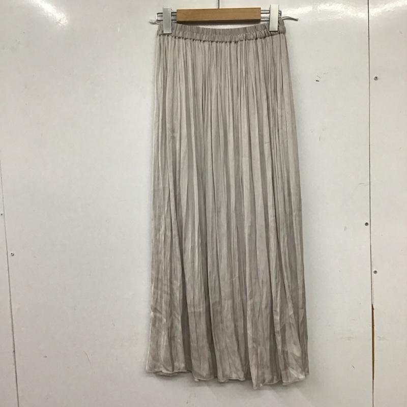 ローリーズファーム LOWRYS FARM スカート ロングスカート FREE 無地 灰 / グレー / gray レディース USED 古着 中古 10158835