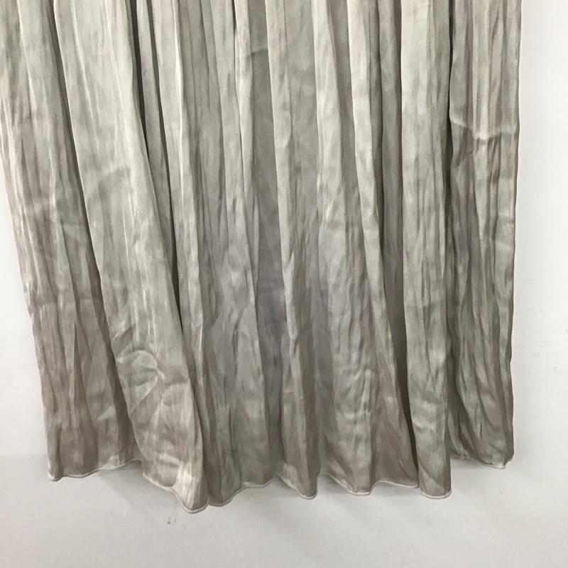 ローリーズファーム LOWRYS FARM スカート ロングスカート FREE 無地 灰 / グレー / gray レディース USED 古着 中古 10158835
