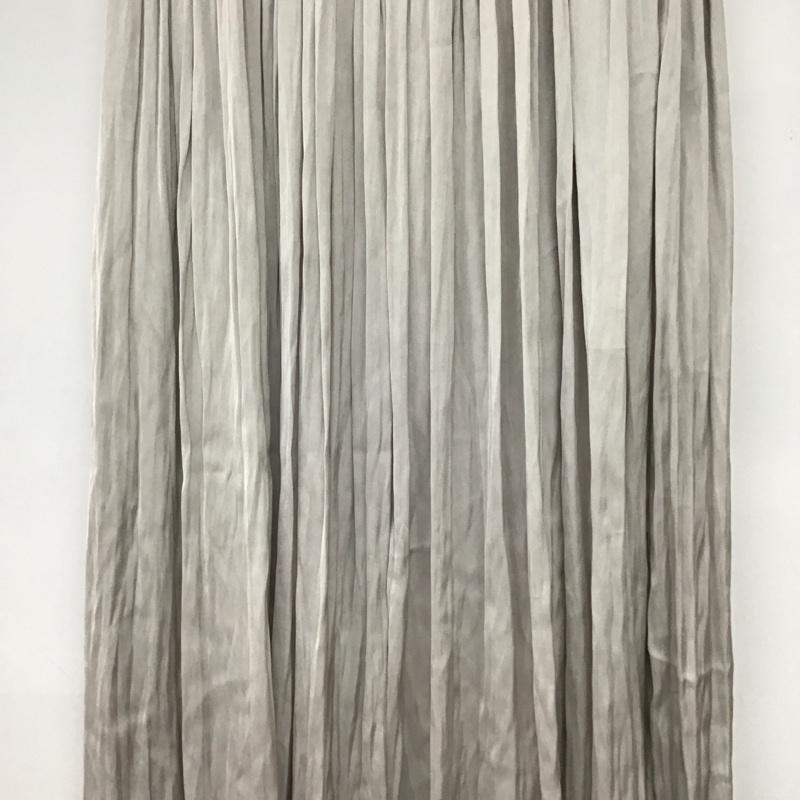 ローリーズファーム LOWRYS FARM スカート ロングスカート FREE 無地 灰 / グレー / gray レディース USED 古着 中古 10158835