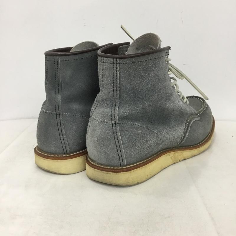 レッドウィング RED WING ブーツ ショートブーツ 8143 6インチ クラシックモック アイリッシュセッター 8.5E US：8.5 無地 灰 / グレー / gray メンズ USED 古着 中古 10158836