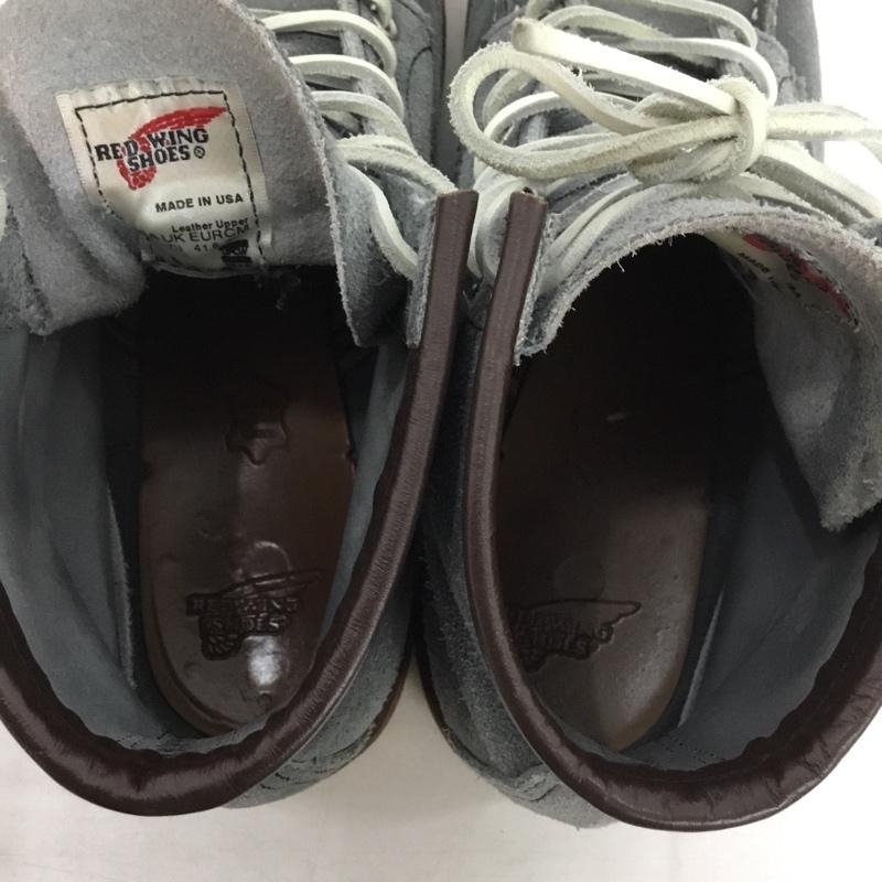 レッドウィング RED WING ブーツ ショートブーツ 8143 6インチ クラシックモック アイリッシュセッター 8.5E US：8.5 無地 灰 / グレー / gray メンズ USED 古着 中古 10158836