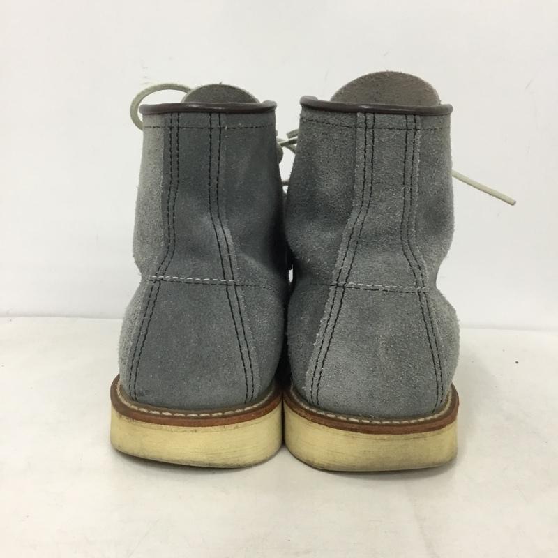 レッドウィング RED WING ブーツ ショートブーツ 8143 6インチ クラシックモック アイリッシュセッター 8.5E US：8.5 無地 灰 / グレー / gray メンズ USED 古着 中古 10158836