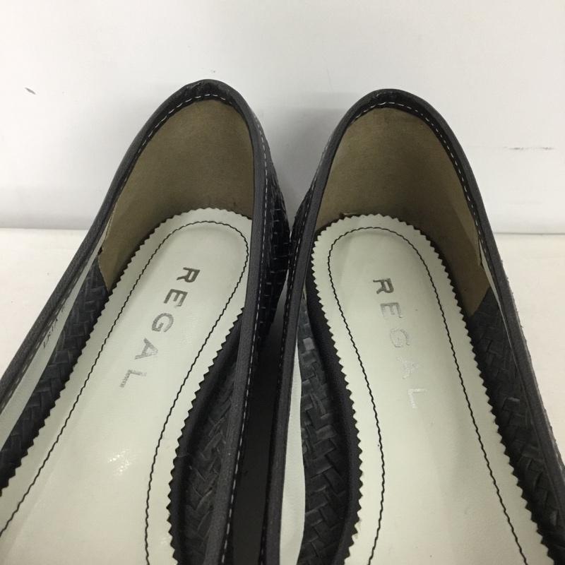 リーガル REGAL パンプス パンプス 6735 メッシュ 24cm 24.0cm 無地 黒 / ブラック / black レディース USED 古着 中古 10158841