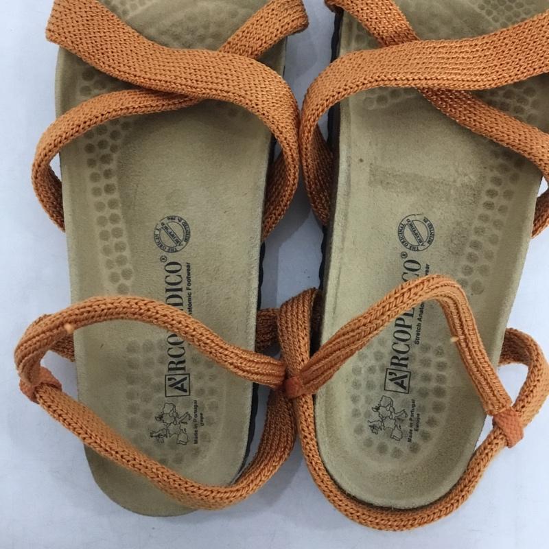 アルコペディコ ARCOPEDICO サンダル サンダル SANTANA 無地 橙 / オレンジ / orange レディース USED 古着 中古 10158843