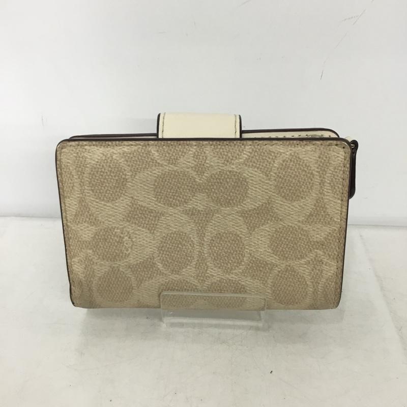 コーチ COACH 財布 二つ折り CW786 ミディアム コーナー ジップ ウォレット シグネチャー キャンバス ロゴ、文字 マルチカラー / マルチカラー / multicolor レディース USED 古着 中古 10158847