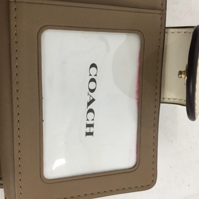 コーチ COACH 財布 二つ折り CW786 ミディアム コーナー ジップ ウォレット シグネチャー キャンバス ロゴ、文字 マルチカラー / マルチカラー / multicolor レディース USED 古着 中古 10158847