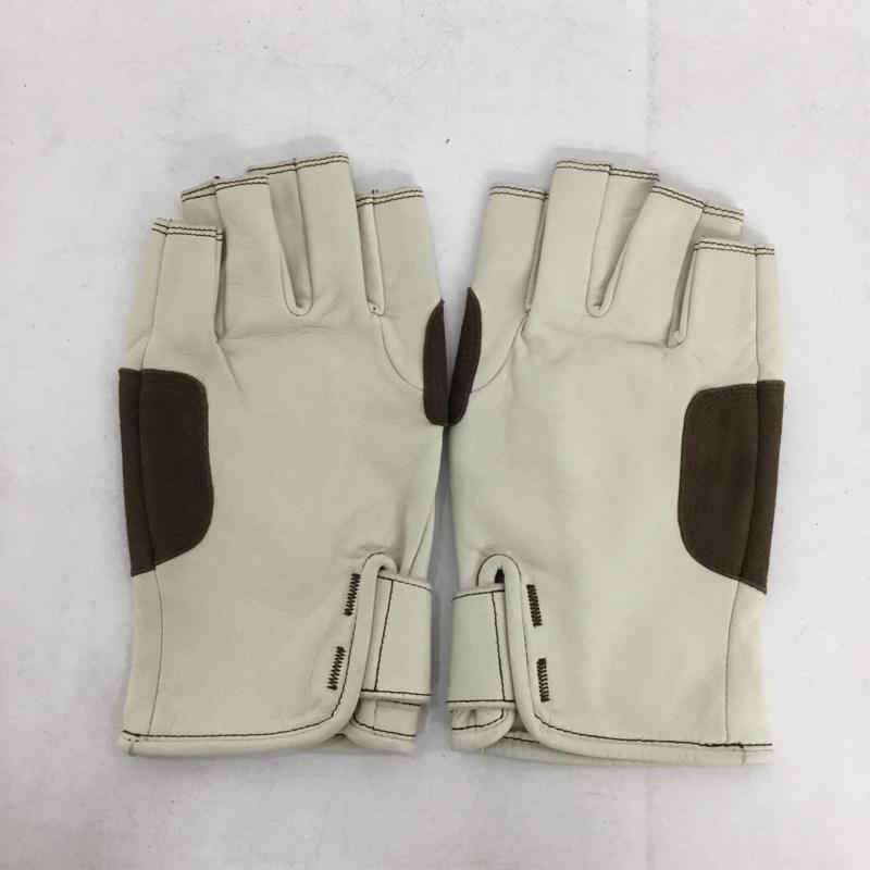 ナンバーナイン NUMBER (N)INE ファッション小物 手袋 フィンガーレスグローブ 無地 アイボリー / アイボリー / X 茶 / ブラウン / brown メンズ USED 古着 中古 10158849