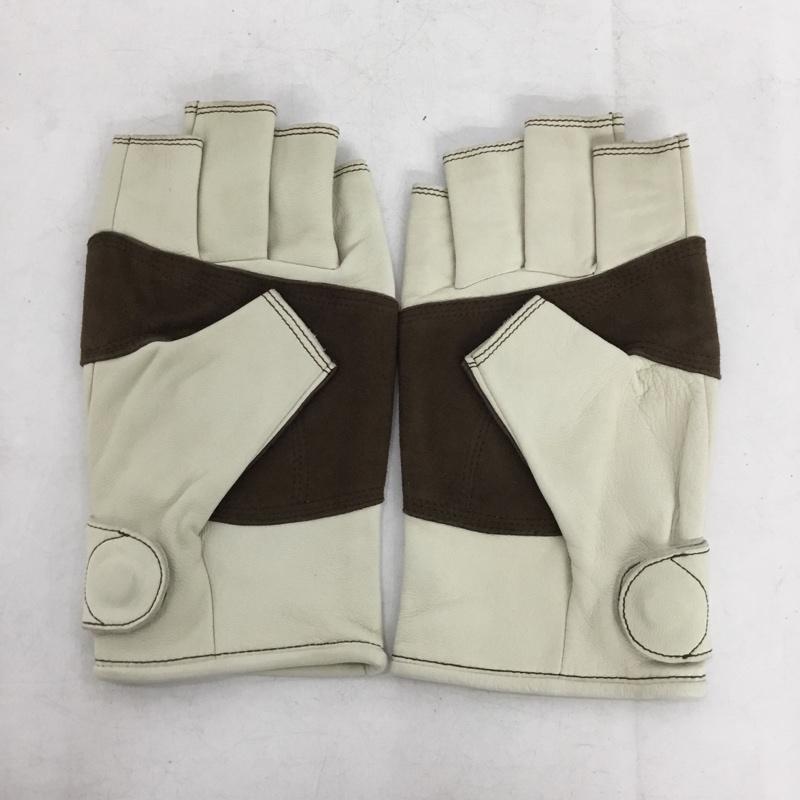 ナンバーナイン NUMBER (N)INE ファッション小物 手袋 フィンガーレスグローブ 無地 アイボリー / アイボリー / X 茶 / ブラウン / brown メンズ USED 古着 中古 10158849
