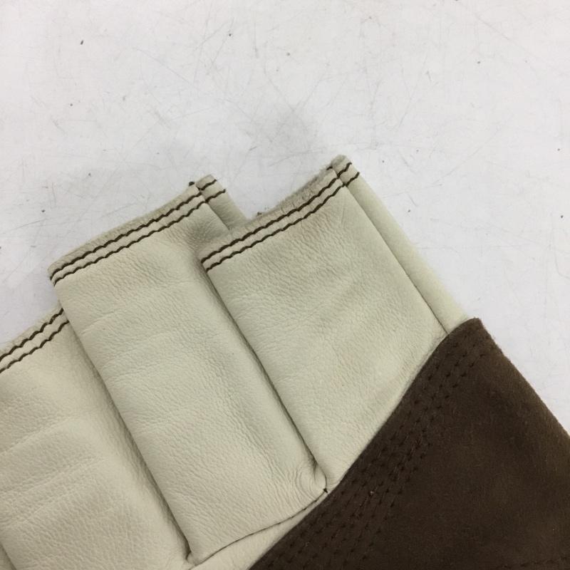 ナンバーナイン NUMBER (N)INE ファッション小物 手袋 フィンガーレスグローブ 無地 アイボリー / アイボリー / X 茶 / ブラウン / brown メンズ USED 古着 中古 10158849