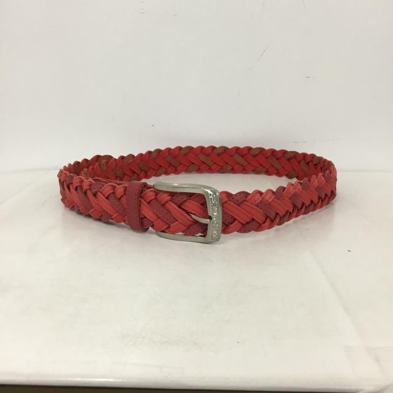 パーリーゲイツ PEARLY GATES ベルト・バックル ベルト メッシュベルト 無地 赤 / レッド / red メンズ USED 古着 中古 10158850