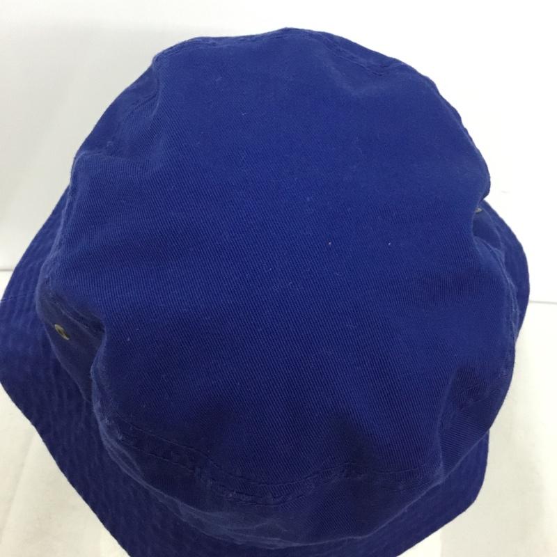 ニューハッタン newhattan 帽子 ハット コットン バケットハット 無地 青 / ブルー / blue メンズ USED 古着 中古 10158851