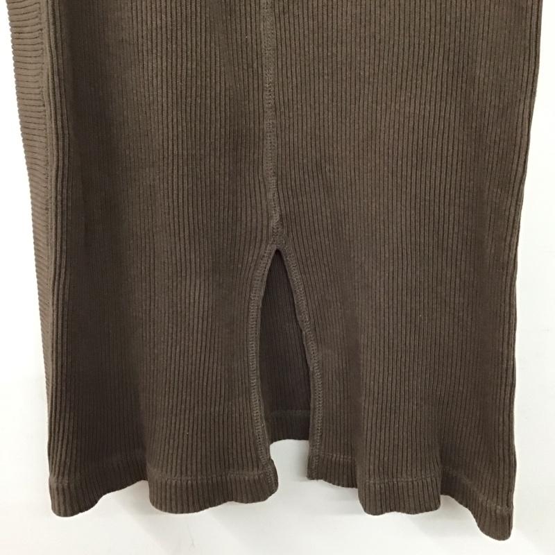 ベイフロー BAYFLOW スカート ロングスカート 2 無地 茶 / ブラウン / brown レディース USED 古着 中古 10158855