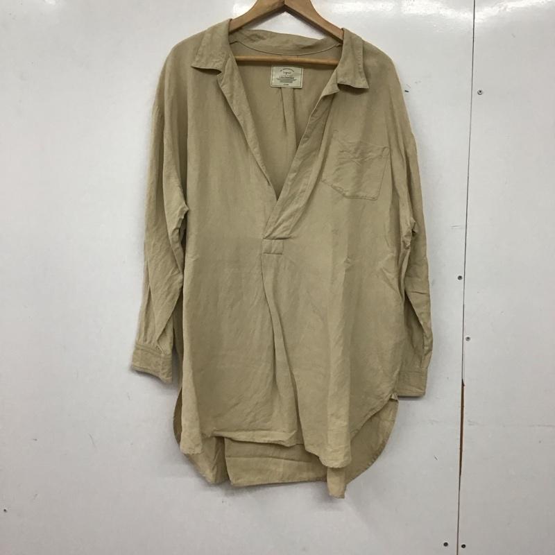 アングリッド Ungrid シャツ、ブラウス 長袖 111920420401 リネン混スキッパービッグシャツ FREE 無地 ベージュ / ベージュ / beige レディース USED 古着 中古 10158856