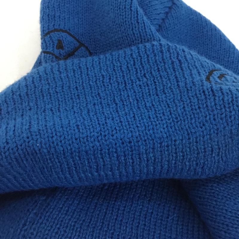 シーイー C.E 帽子 ニット帽 CAV EMPT ロゴ、文字 青 / ブルー / blue メンズ USED 古着 中古 10158857