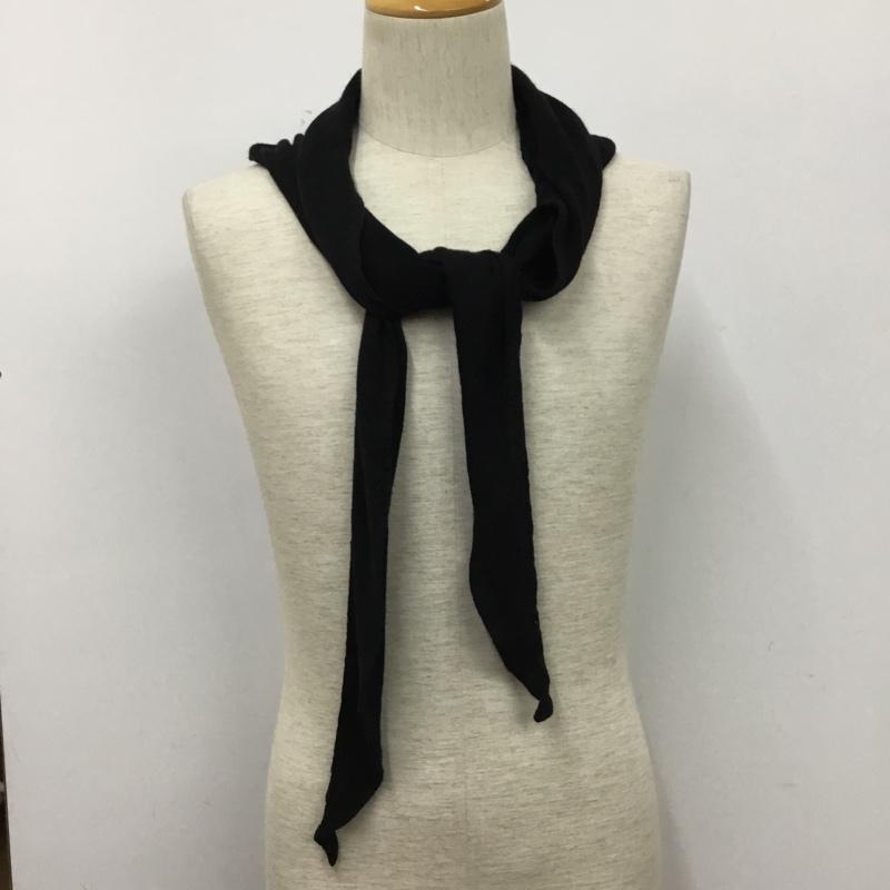 ジュンハシモト junhashimoto ストール ストール一般 無地 黒 / ブラック / black メンズ USED 古着 中古 10158860