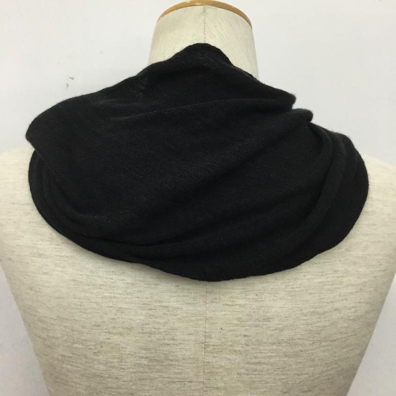 ジュンハシモト junhashimoto ストール ストール一般 無地 黒 / ブラック / black メンズ USED 古着 中古 10158860