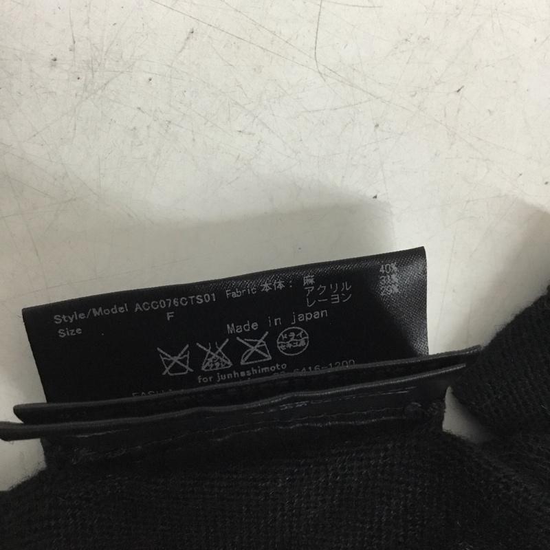 ジュンハシモト junhashimoto ストール ストール一般 無地 黒 / ブラック / black メンズ USED 古着 中古 10158860