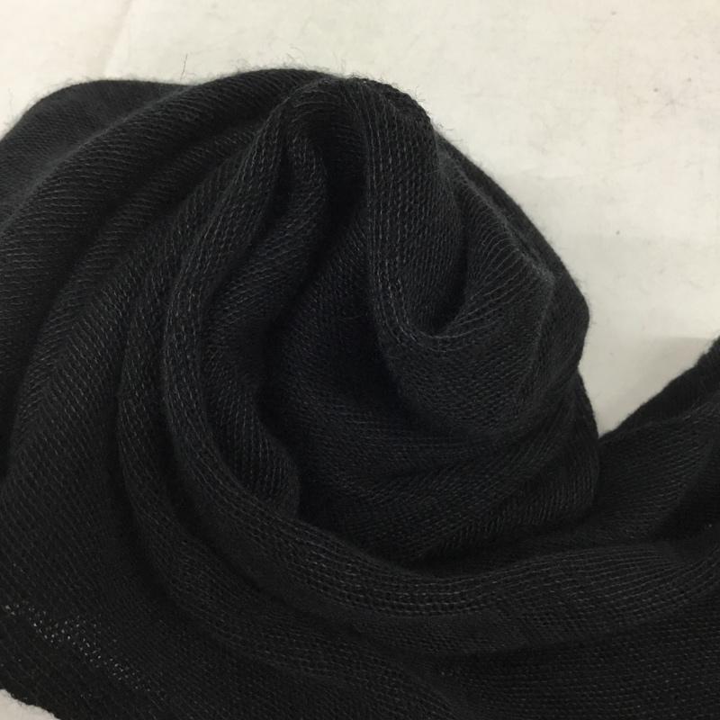 ジュンハシモト junhashimoto ストール ストール一般 無地 黒 / ブラック / black メンズ USED 古着 中古 10158860