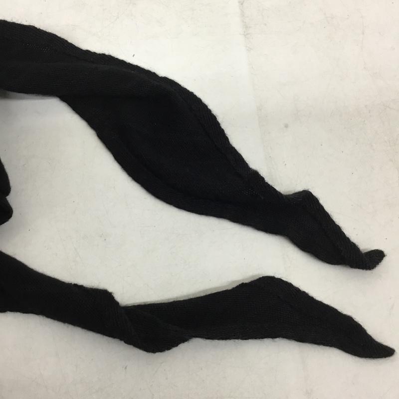 ジュンハシモト junhashimoto ストール ストール一般 無地 黒 / ブラック / black メンズ USED 古着 中古 10158860