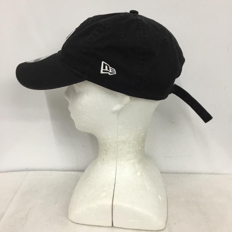 ニューエラ NEW ERA 帽子 キャップ NY ニューヨークヤンキース ロゴ、文字 黒 / ブラック / black メンズ USED 古着 中古 10158862