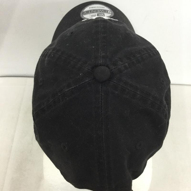 ニューエラ NEW ERA 帽子 キャップ NY ニューヨークヤンキース ロゴ、文字 黒 / ブラック / black メンズ USED 古着 中古 10158862