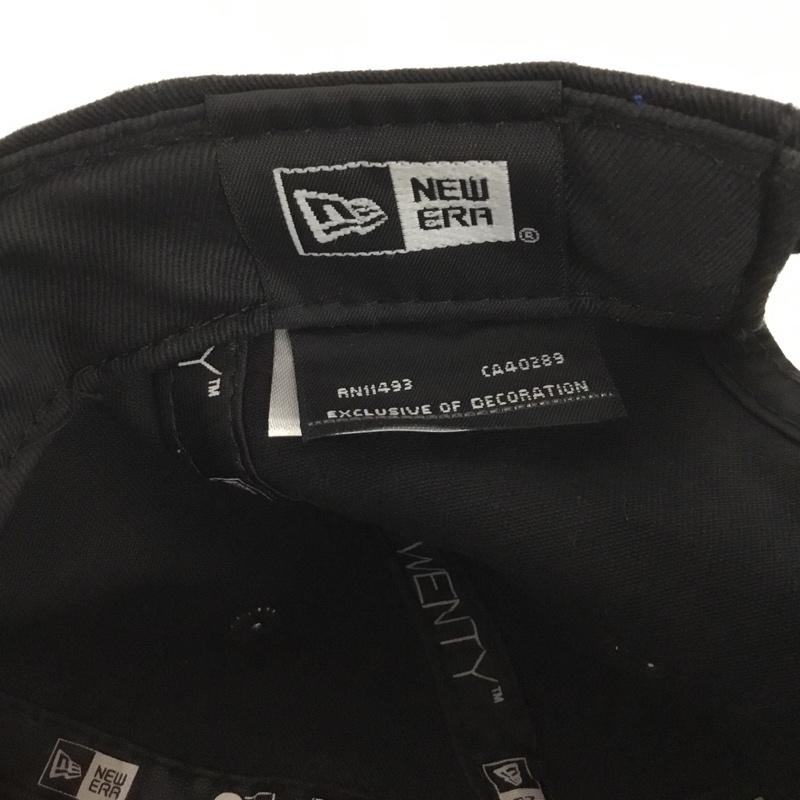 ニューエラ NEW ERA 帽子 キャップ NY ニューヨークヤンキース ロゴ、文字 黒 / ブラック / black メンズ USED 古着 中古 10158862