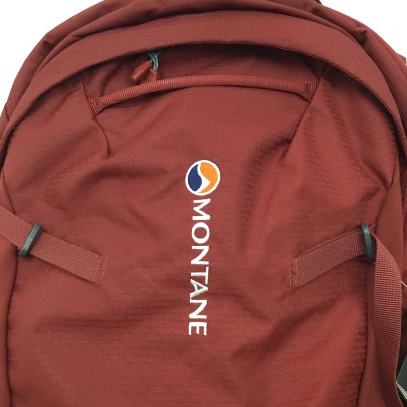モンテイン MONTANE リュックサック、デイパック リュックサック、デイバッグ HALOGEN25 タグ付き バックパック ロゴ、文字 えんじ / ワインレッド / dark red メンズ USED 古着 中古 10158863