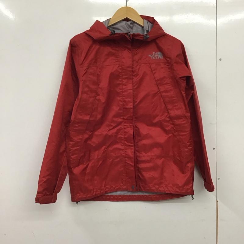 ザノースフェイス THE NORTH FACE ジャケット、上着 ジャンパー、ブルゾン M ロゴ、文字 赤 / レッド / red レディース USED 古着 中古 10158864