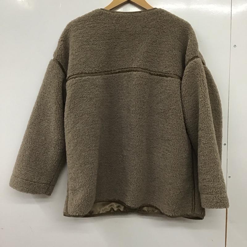 ローリーズファーム LOWRYS FARM ジャケット、上着 ジャケット、ブレザー ボアジャケット FREE 無地 ベージュ / ベージュ / beige レディース USED 古着 中古 10158867