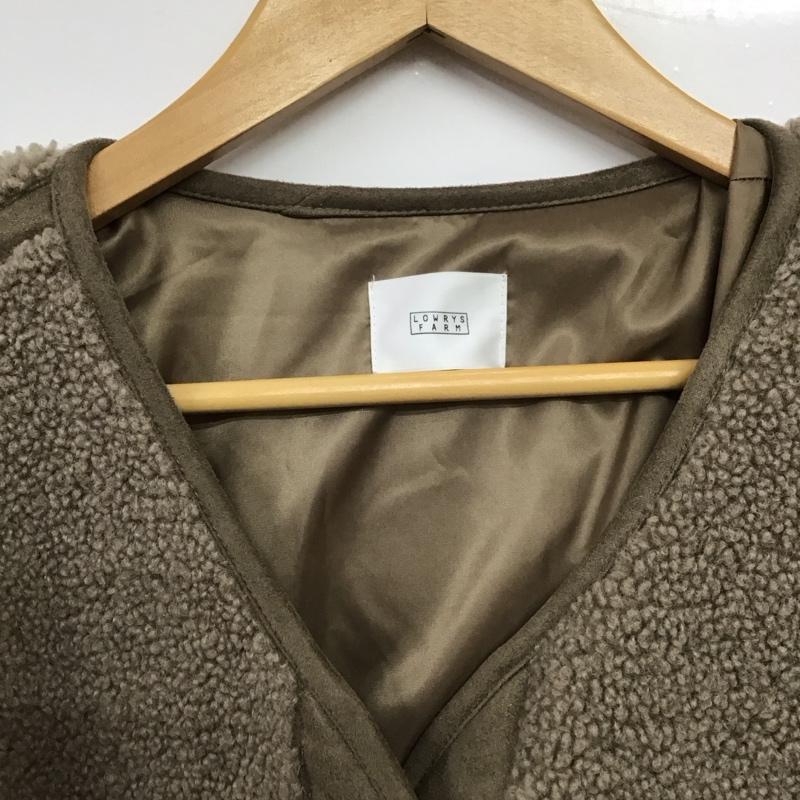 ローリーズファーム LOWRYS FARM ジャケット、上着 ジャケット、ブレザー ボアジャケット FREE 無地 ベージュ / ベージュ / beige レディース USED 古着 中古 10158867