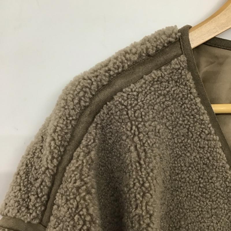 ローリーズファーム LOWRYS FARM ジャケット、上着 ジャケット、ブレザー ボアジャケット FREE 無地 ベージュ / ベージュ / beige レディース USED 古着 中古 10158867
