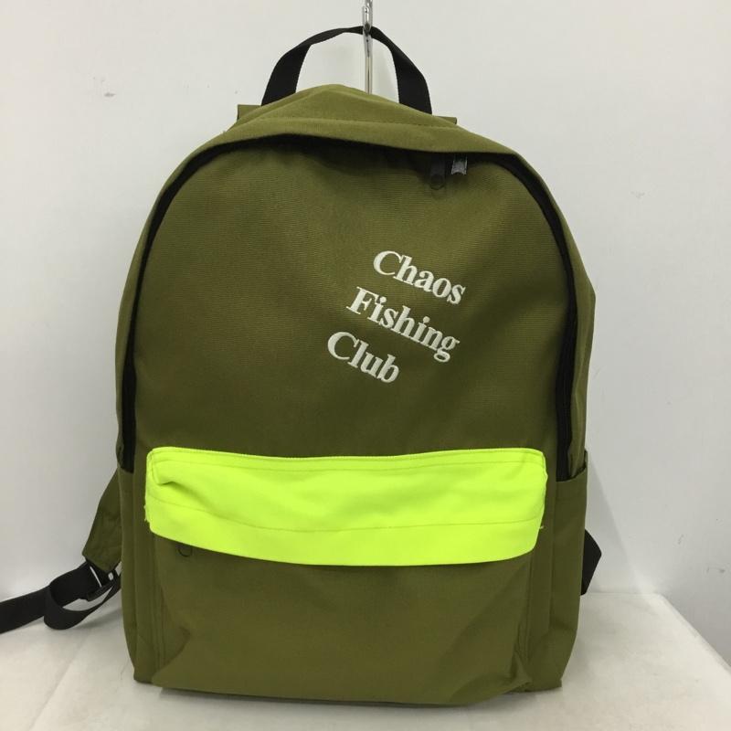 カオス フィッシング クラブ Chaos Fishing Club リュックサック、デイパック リュックサック、デイバッグ ロゴ、文字 カーキ / カーキ / khaki メンズ USED 古着 中古 10158871