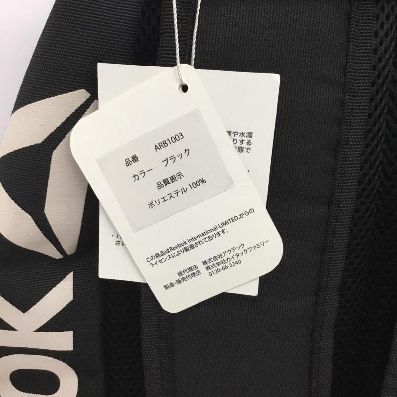 リーボック Reebok リュックサック、デイパック リュックサック、デイバッグ ARB1003 タグ付き バックパック ロゴ、文字 黒 / ブラック / black メンズ USED 古着 中古 10158872