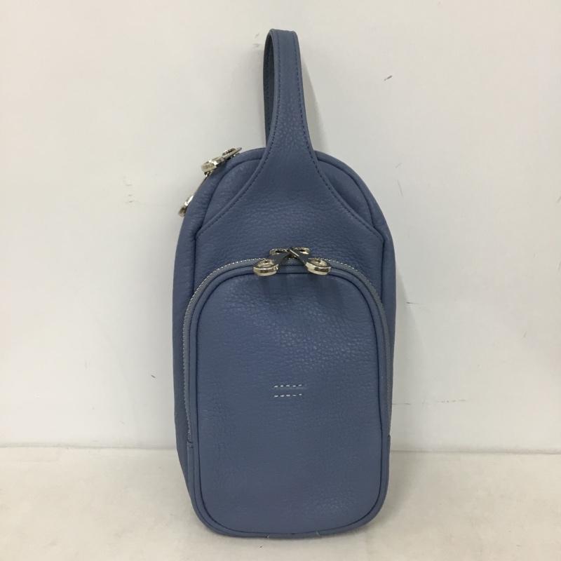 アエナ HMAEN ハンドバッグ ハンドバッグ 無地 水色 / ライトブルー / メンズ USED 古着 中古 10158874
