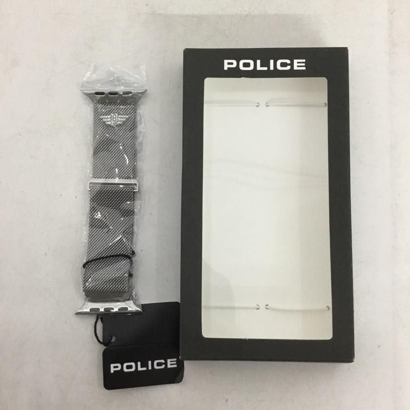 ポリス POLICE ファッション小物 ファッション小物 OUM0000602 Apple Watch用 メッシュ交換バンド ワンポイント 銀 / シルバー / silver color メンズ USED 古着 中古 10158877