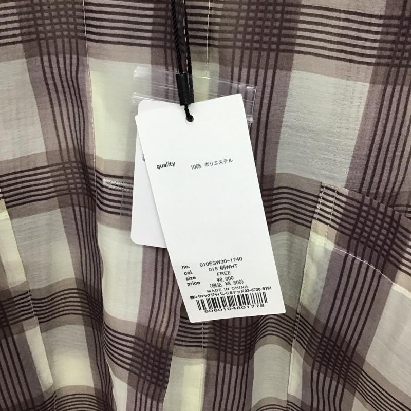 マウジー MOUSSY ジャケット、上着 ジャケット、ブレザー SHEER LIGHT ジャケット 010ESW30-1740 タグ付 FREE チェック マルチカラー / マルチカラー / multicolor レディース USED 古着 中古 10158884