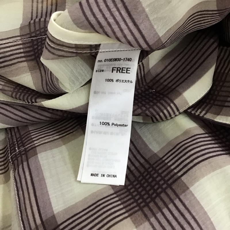 マウジー MOUSSY ジャケット、上着 ジャケット、ブレザー SHEER LIGHT ジャケット 010ESW30-1740 タグ付 FREE チェック マルチカラー / マルチカラー / multicolor レディース USED 古着 中古 10158884