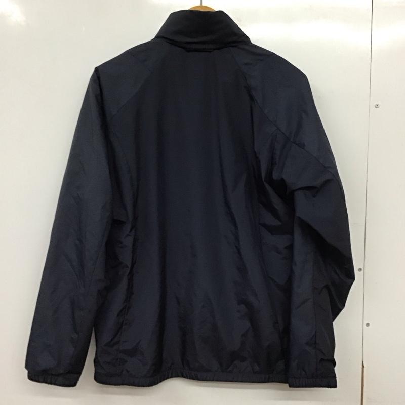 デサント DESCENTE ジャケット、上着 ジャンパー、ブルゾン ジップアップジャケット ナイロンジャケット アウター L ロゴ、文字 紺 / ネイビー / navy メンズ USED 古着 中古 10158886