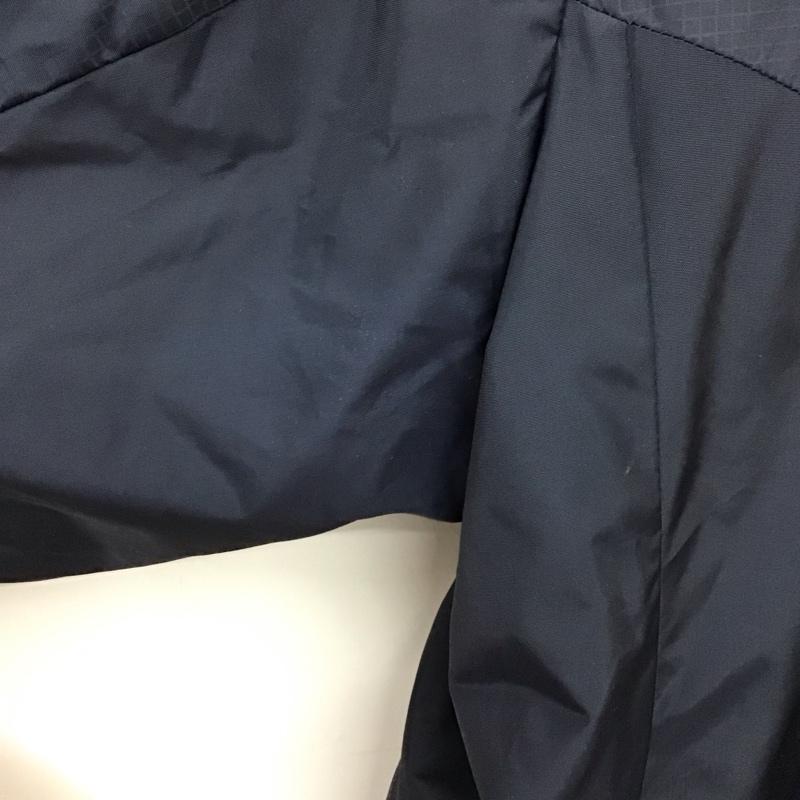 デサント DESCENTE ジャケット、上着 ジャンパー、ブルゾン ジップアップジャケット ナイロンジャケット アウター L ロゴ、文字 紺 / ネイビー / navy メンズ USED 古着 中古 10158886