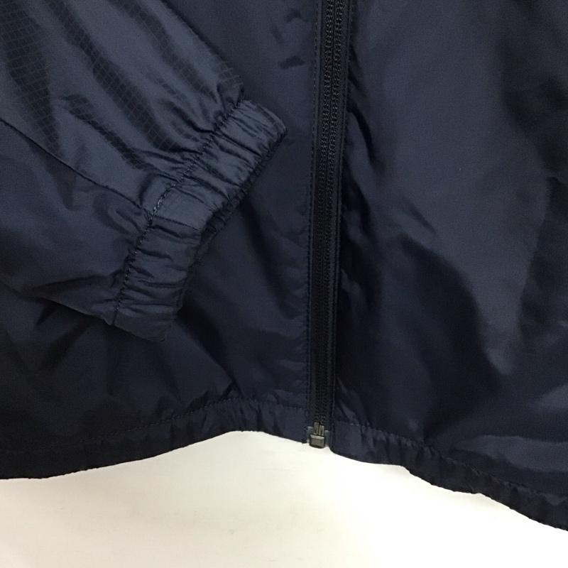 デサント DESCENTE ジャケット、上着 ジャンパー、ブルゾン ジップアップジャケット ナイロンジャケット アウター L ロゴ、文字 紺 / ネイビー / navy メンズ USED 古着 中古 10158886