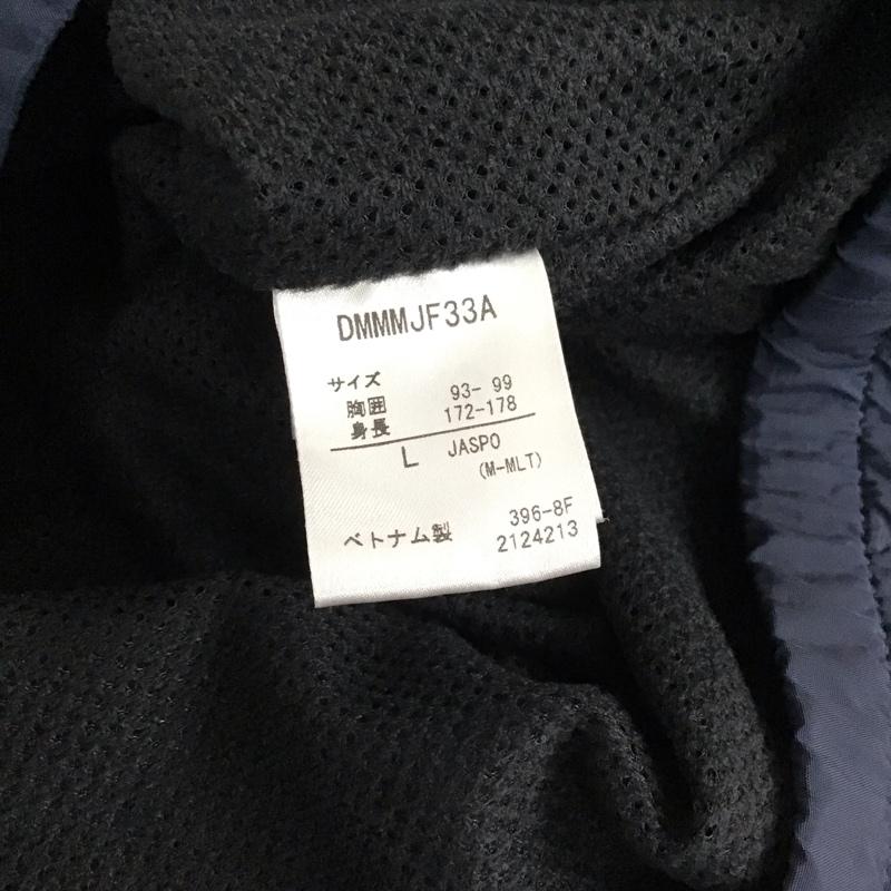 デサント DESCENTE ジャケット、上着 ジャンパー、ブルゾン ジップアップジャケット ナイロンジャケット アウター L ロゴ、文字 紺 / ネイビー / navy メンズ USED 古着 中古 10158886
