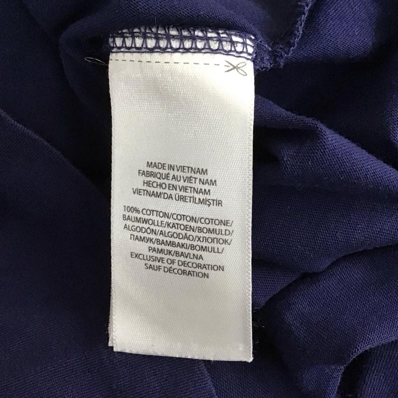 ポロラルフローレン POLO RALPH LAUREN Tシャツ 半袖 半袖カットソー プリントTシャツ クルーネックカットソー S ロゴ、文字 紺 / ネイビー / navy メンズ USED 古着 中古 10158892