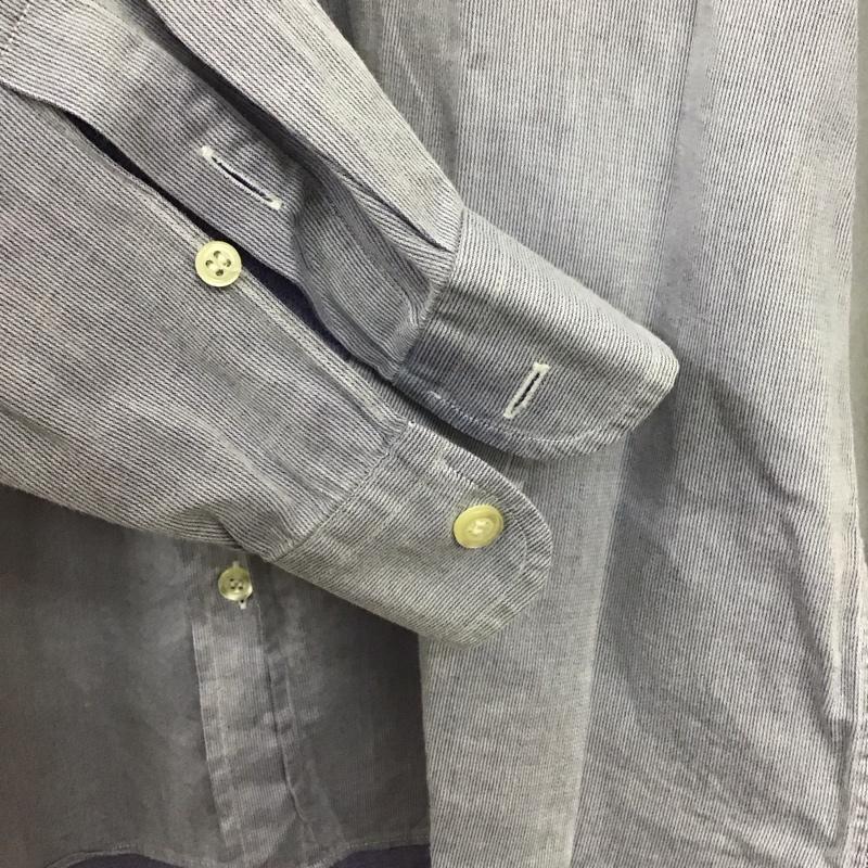 エンポリオアルマーニ EMPORIO ARMANI シャツ、ブラウス 長袖 長袖シャツ ストライプシャツ カラーシャツ ストライプ マルチカラー / マルチカラー / multicolor メンズ USED 古着 中古 10158894