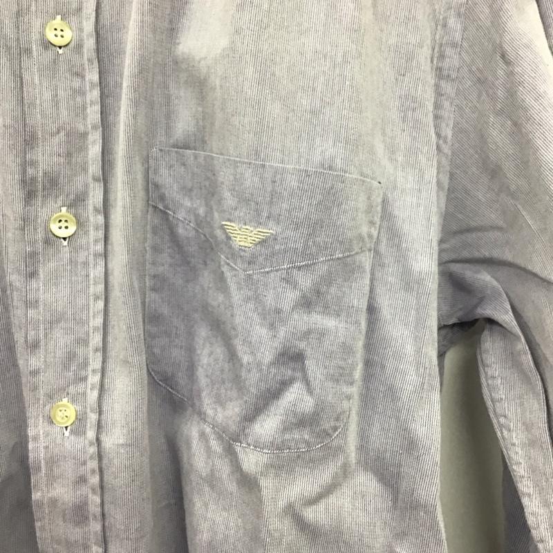 エンポリオアルマーニ EMPORIO ARMANI シャツ、ブラウス 長袖 長袖シャツ ストライプシャツ カラーシャツ ストライプ マルチカラー / マルチカラー / multicolor メンズ USED 古着 中古 10158894