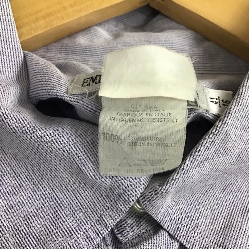エンポリオアルマーニ EMPORIO ARMANI シャツ、ブラウス 長袖 長袖シャツ ストライプシャツ カラーシャツ ストライプ マルチカラー / マルチカラー / multicolor メンズ USED 古着 中古 10158894
